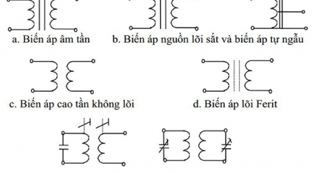 Ký hiệu máy biến áp và nguyên tắc hoạt động của chúng