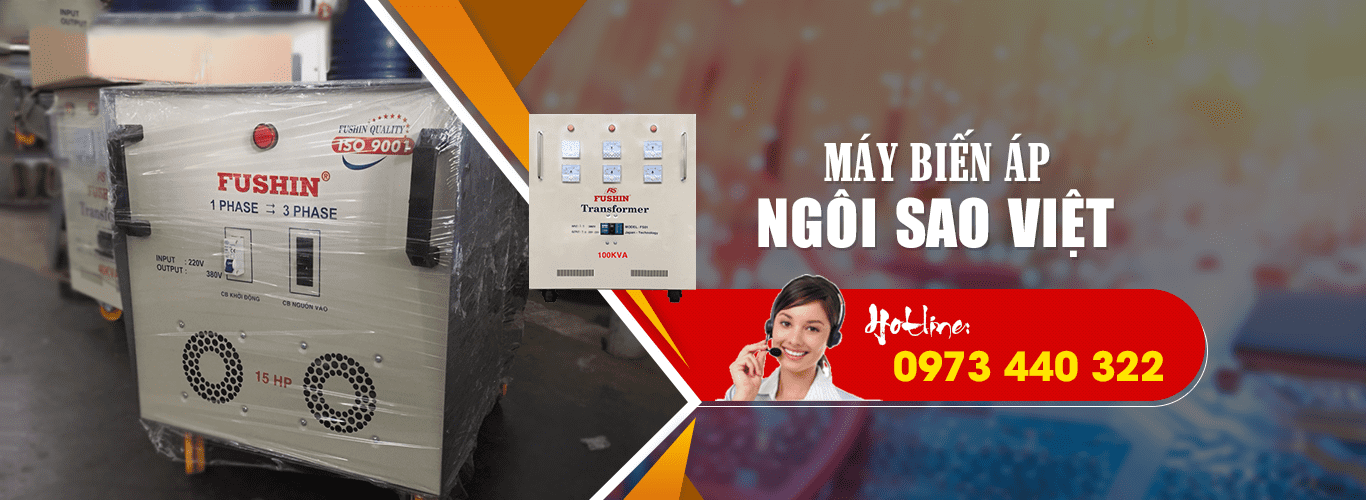 Ngôi Sao Việt cung cấp máy biến áp và ổn áp giá rẻ